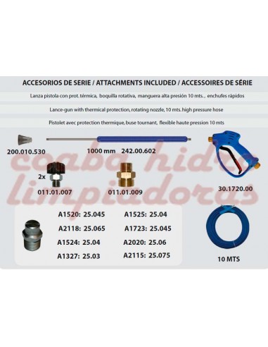 GAAF A1520i GS CH 200bar 15lts/min...